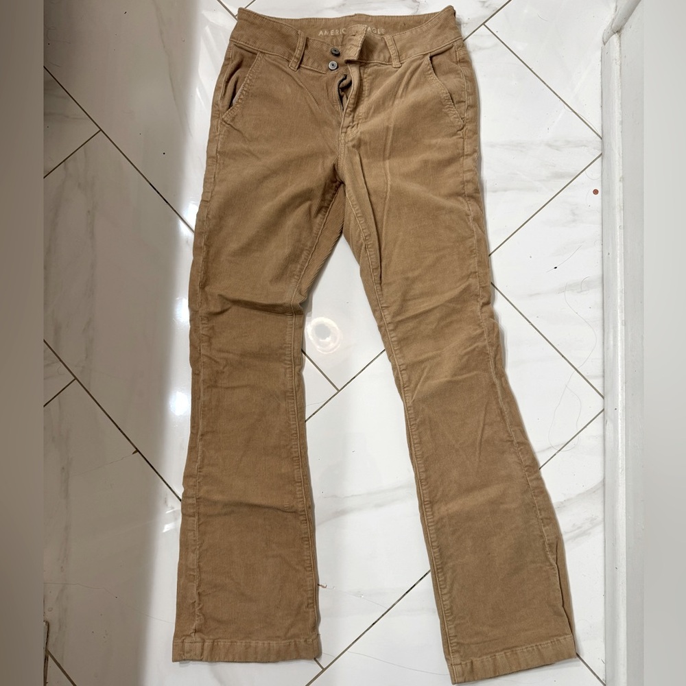 American Eagle High Rise Kick Boot Corduroys